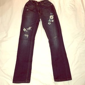 Levi’s Girls girls embroidered jeans